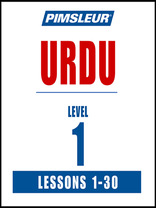 Cover image for Pimsleur Urdu Level 1
